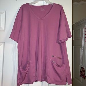 WOMENS PLUS Jaanuu 4-Pocket V-Neck Top + 10-Pocket Jogger Scrub Set